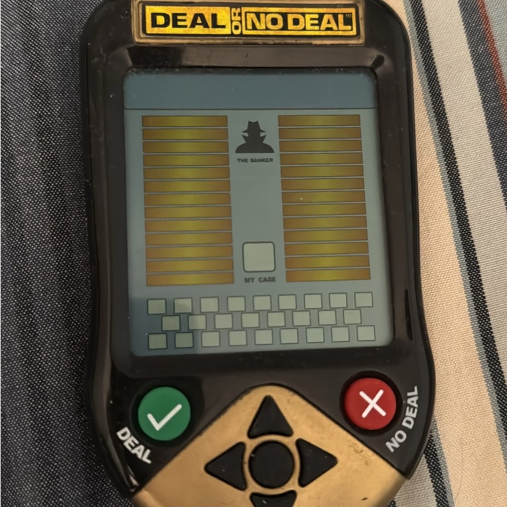 Deal or No Deal Handheld Game - Black and Gold
